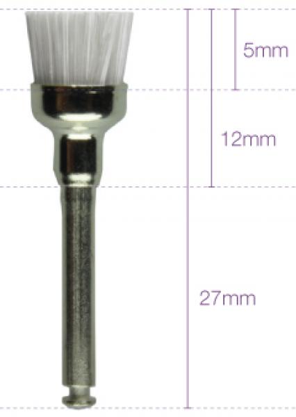 Щеточки для чистки и полировки зубов Hawe™ Miniature с нейлоновой щетиной (10 шт.)